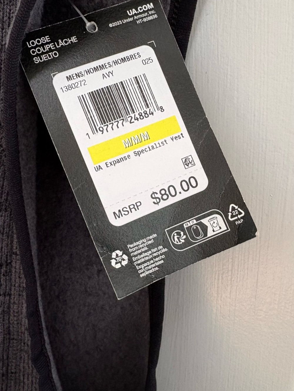 NWT Under ArmourFull-Zip Knit Vest - Picture 6 of 13
